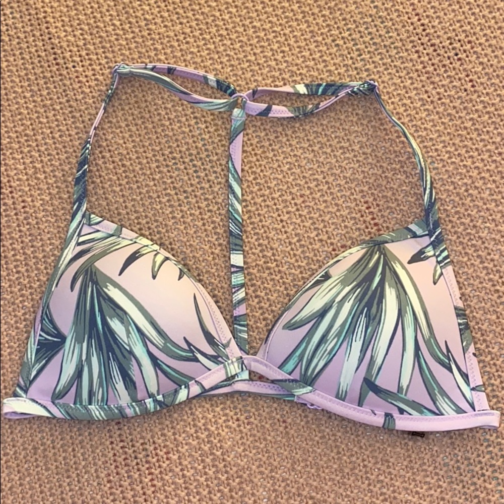 pink bikini top